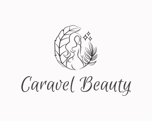 Nude Woman Beauty  logo design