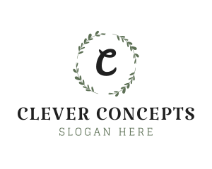 Flower Wreath Wedding Planner logo