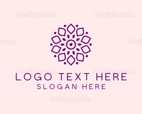 Flower Spa Petals Logo