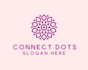 Flower Spa Petals logo design