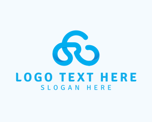 Business Cloud Letter R Logo