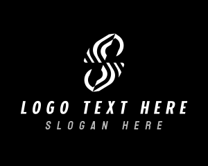 Social Media - Creative Modern Technology Letter S logo design