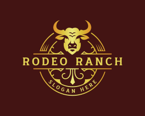 Bull Ranch Rodeo logo design