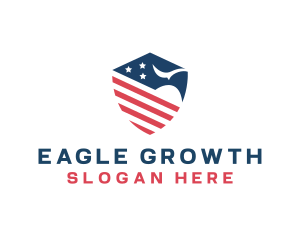 American Eagle Shield logo design