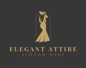 Fashion Gown Boutique logo design