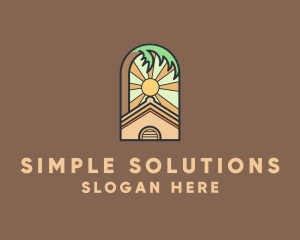 Summer Vacation House logo design