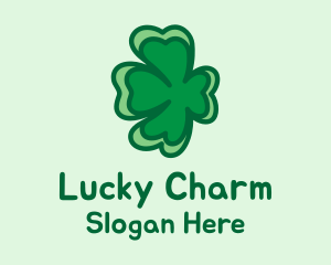 Floating Shamrock Clover  logo