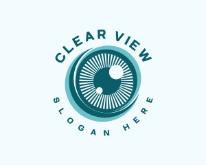 Vision Eye Lens logo design