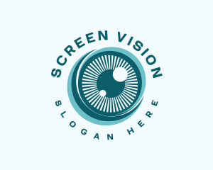 Vision Eye Lens logo design