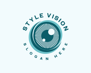 Vision Eye Lens logo design