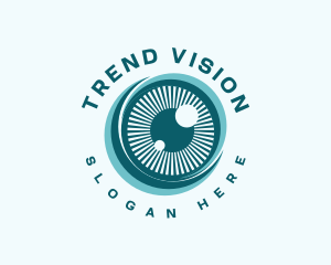 Vision Eye Lens logo design