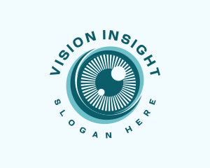 Vision Eye Lens logo design