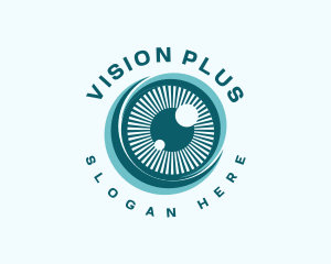 Vision Eye Lens logo design