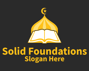 Golden Muslim Koran  Logo