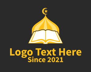 Sultan - Golden Muslim Koran logo design
