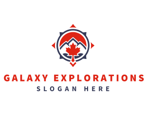 Canadian Mountain Adventure logo design