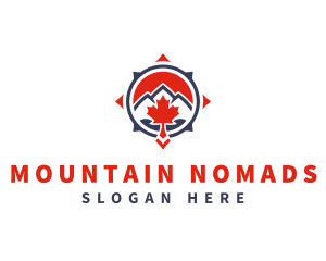 Canadian Mountain Adventure logo design