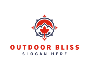 Canadian Mountain Adventure logo design