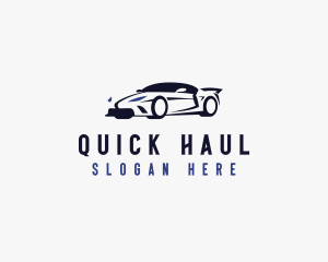 Race Car Automobile Logo