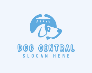 Pet Grooming Shower logo design