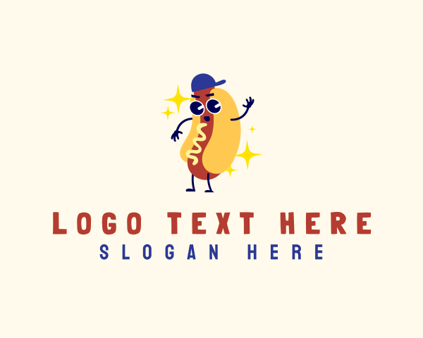 Hot Dog logo example 3