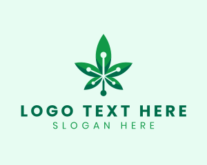 Marijuana Cannabis Tech logo