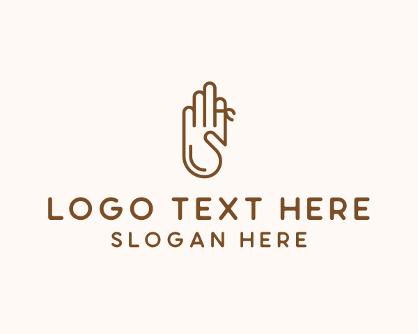 Fingers logo example 2