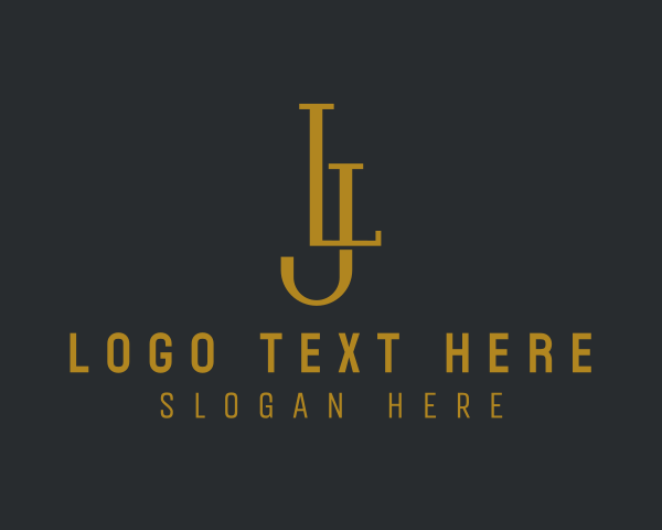 Letter Jl logo example 1