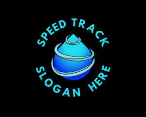 Spiral Water Droplet logo