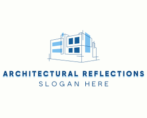 Blueprint Building Architecture logo design