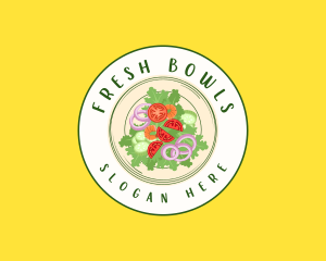 Healthy Salad Kitchen logo design