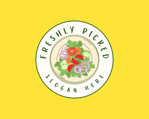 Healthy Salad Kitchen logo design