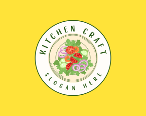 Healthy Salad Kitchen logo design