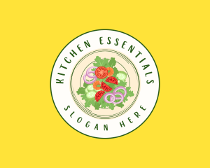 Healthy Salad Kitchen logo design