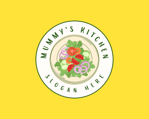 Healthy Salad Kitchen logo design