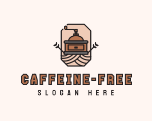 Coffee Grinder Badge logo design