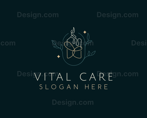 Organic Scented Candle Logo