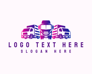 Logistics Delivery Truck  logo