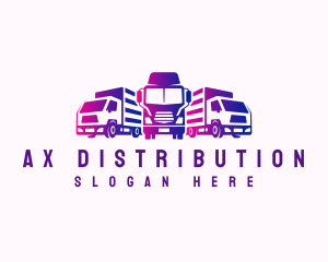 Logistics Delivery Truck  logo design