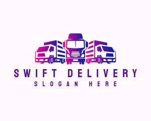 Logistics Delivery Truck  logo design