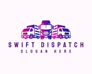 Logistics Delivery Truck  logo design