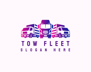 Logistics Delivery Truck  logo design