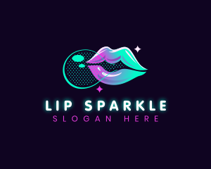 Bubble Gum Sexy Lips logo design