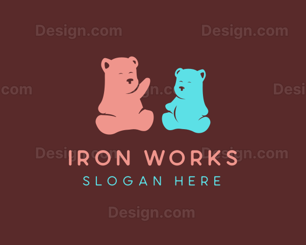 Cuddly Bear Toy Logo