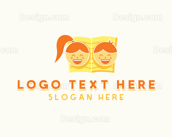 Kids Book Storytelling Logo