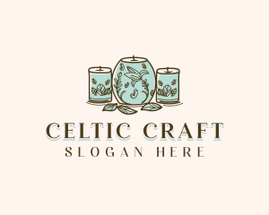 Handmade Candle Design Craft logo design