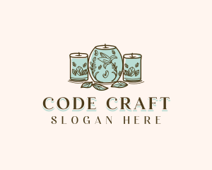 Handmade Candle Design Craft logo design