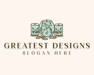 Handmade Candle Design Craft logo design