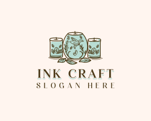 Handmade Candle Design Craft logo design