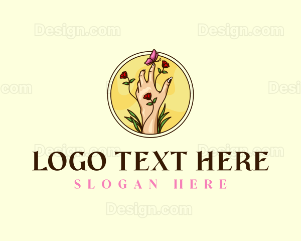 Floral Hand Therapy Logo